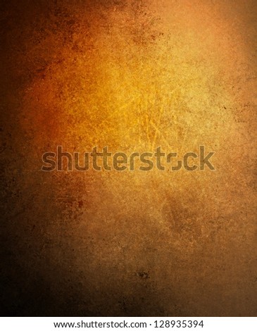 abstract brown background gold warm color or brown paper black vignette border frame, vintage grunge background texture distressed aged layout design of dark sepia graphic art paint wallpaper for web