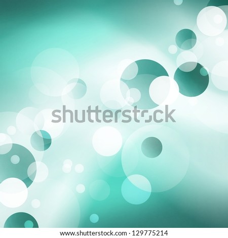abstract blue background white light circles bokeh or lens flare design, abstract background geometric round circle shapes in random pattern, light blue background smooth texture, sky blue color tone