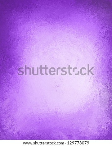 abstract purple background or purple paper with bright center spotlight and darker vignette border frame, vintage grunge background texture purple paper layout design of light colorful graphic art