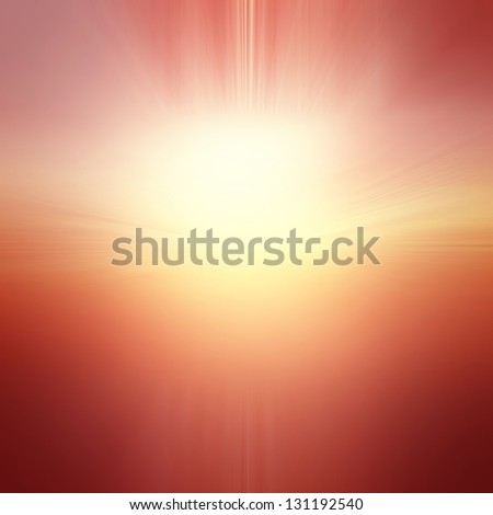 abstract gold background pink red orange yellow color, white center sun or lens flare spotlight design, gradient background with texture, abstract background of blurred sun rise illustration concept