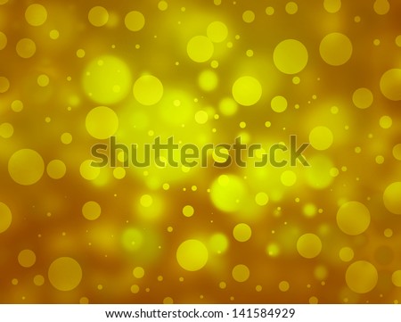 abstract gold background bubble yellow light Christmas background bokeh gold circle design background star shining glitter magic background elegant luxury backdrop for brochure web website app posters