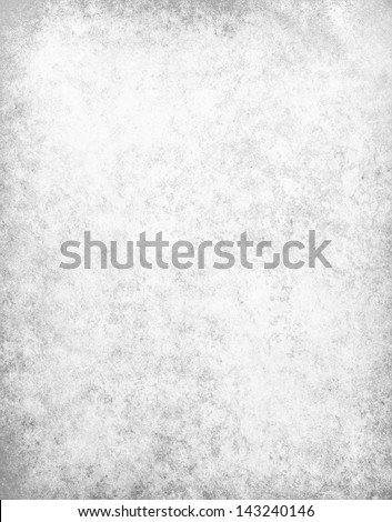 Abstract White Background Gray Parchment Texture Or Soft Distressed Vintage Texture On Old Faded White Paper For Elegant Brochure Or Website Template Design, Linen Canvas Texture In Gray Or Silver
