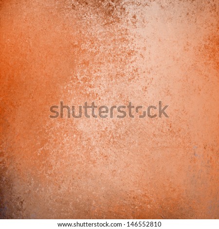 orange background grunge texture. faded peach background layout design. orange graphic art image. orange painted wall, halloween background, autumn or thanksgiving background..