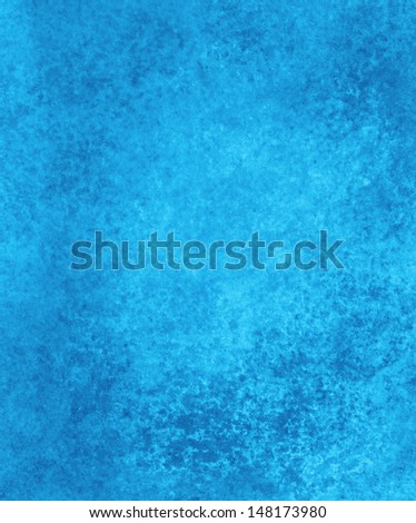 sky blue background color, light blue and dark blue sponge vintage grunge background texture, distressed weathered look, solid blue paper or blue wall paint, graphic art image for brochure or web ad