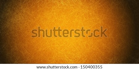 horizontal banner background image design for website header or footer or cropped side bar, bright gold background with black border and shiny dramatic spotlight center with copyspace for ad or text