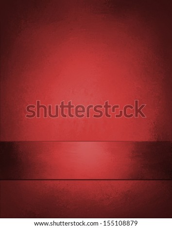 beautiful red background Christmas color layout with vintage grunge background texture design and ribbon stripe on bottom border for web layout design and posters ads brochures and graphic art