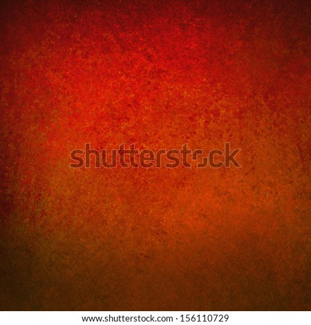abstract red orange background solid color vintage grunge background texture, distressed rough black border detail, light elegant center for web background idea or brochure color swatch