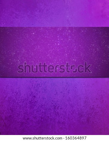 abstract purple background ribbon layer border frame with vintage grunge background texture purple paper layout design of light colorful graphic art, blank copyspace text area brochure or book cover