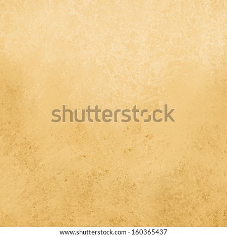 abstract beige background, tan or light brown background, plain simple solid gold color and vintage grunge background texture for graphic art use in brochure or web template background