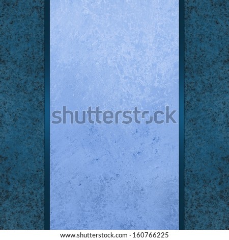 elegant abstract blue background layout design for web template or brochure ads, has vintage grunge background texture with light and dark contrasting blue color borders