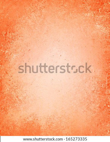 abstract peach orange background color, aged vintage grunge background texture, rough distressed paint surface