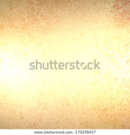 bright gold background, smooth white beige center and rough distressed dark golden brown border, shining light center with copyspace for text or image, beautiful glowing background for brochure or web