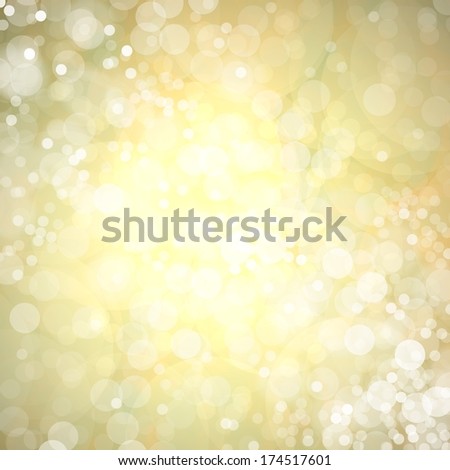 abstract gold background glitter lights round shapes image circle background sparkling fantasy dream background bright white festive bubble Christmas background blur bokeh lights, shining stars sky