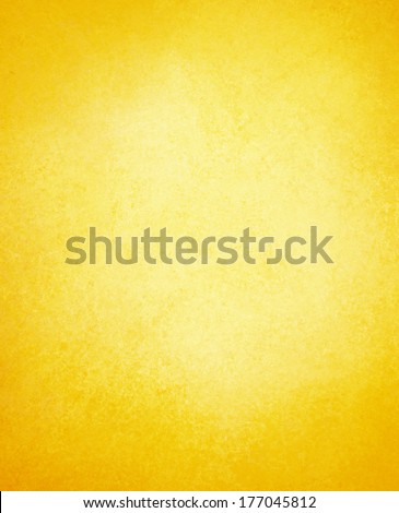 abstract gold background yellow color, light center spotlight, faint orange vintage grunge background texture gold yellow paper layout design for warm colorful background, rich bright sunny color