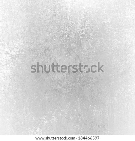 white background paper with old gray distressed vintage grunge background texture and faded grungy border, monochrome color paint stains, off-white web background design, pale brochure ad