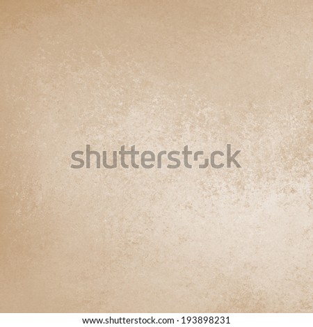 plain brown beige background with solid color and vintage distressed texture and soft light white corner color splash accent