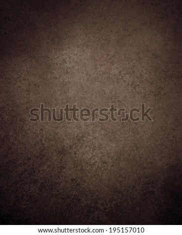 plain solid brown background with old distressed vintage grunge background texture with black vignette border, rich dark brown crackled painted wall texture, rustic country western background