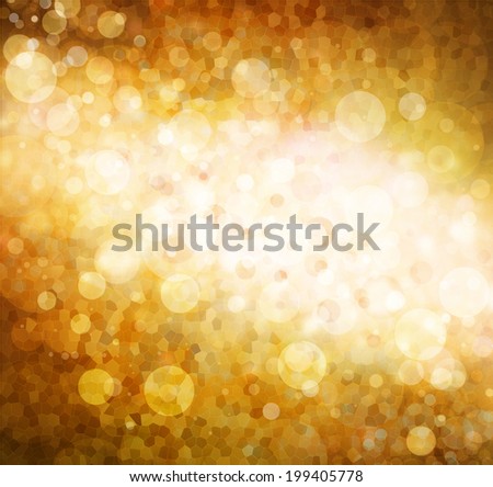brilliant dramatic gold orange and red background with bubble circle shapes and stained glass background texture, bright white star lights sparkling on black backdrop, shiny glittering glowing lights