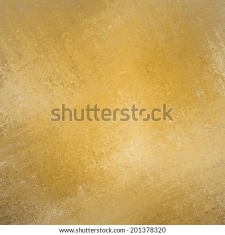 solid gold background, vintage worn distressed texture, yellow gold wall paint or smeared old paper texture