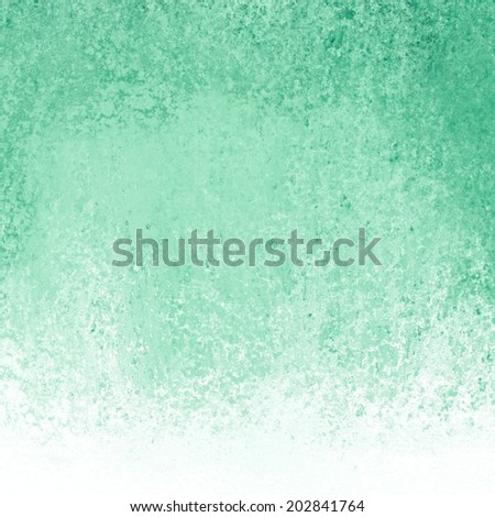 blue green background with white smeared paint border texture, teal background with rough distressed white textured design