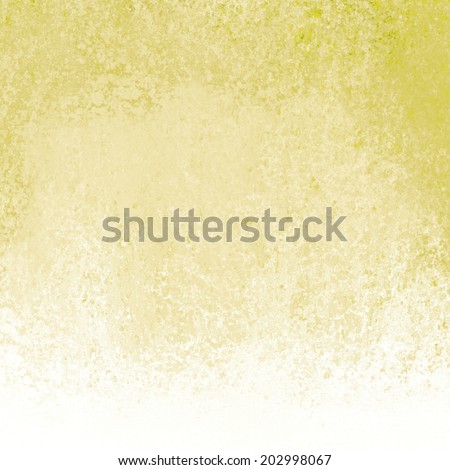 yellow gold and white background, old gold paint with smeared grunge texture and white border design