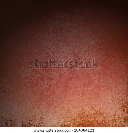 solid red background design with distressed vintage texture and arched black border, dark red paper, old smeared painted red wall background