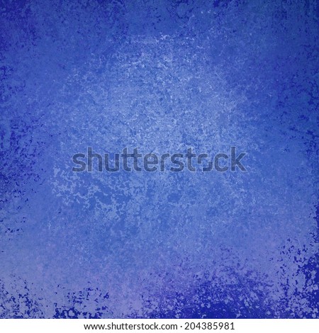 solid blue background design with distressed vintage texture and faint dark blue border, dark blue paper, old rustic painted blue wall background