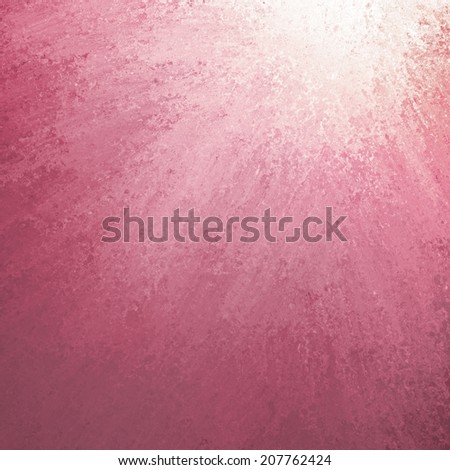 abstract pink background with white corner light and blurry smeared texture design