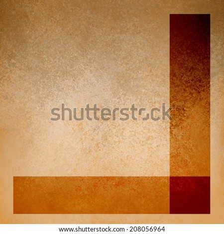 peach brown background, orange and red overlay stripe design elements