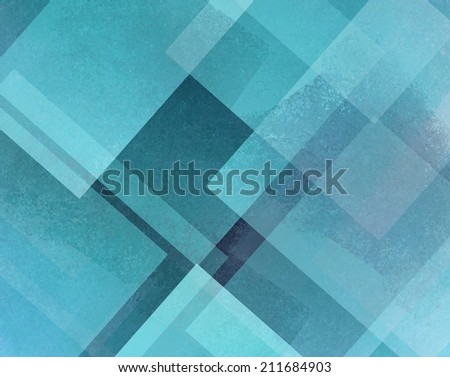 abstract background blue and white square and diamond shaped transparent layers in diagonal pattern background