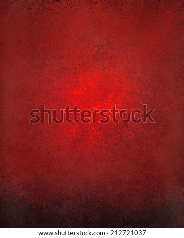 red background paper, vintage texture and distressed black grunge border