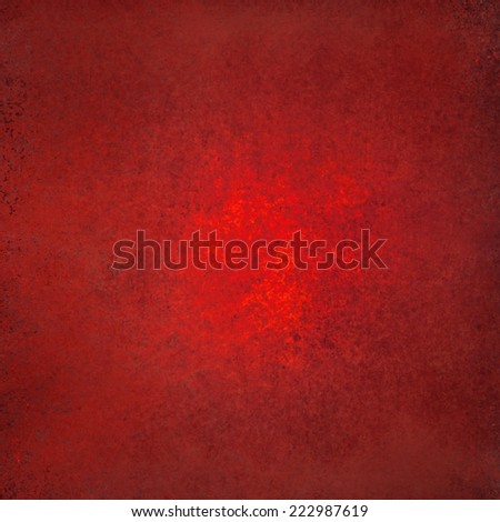 solid red background, center spotlight with dark border frame and vintage grunge background texture design, abstract red background, light middle spot for website template background for Christmas ad