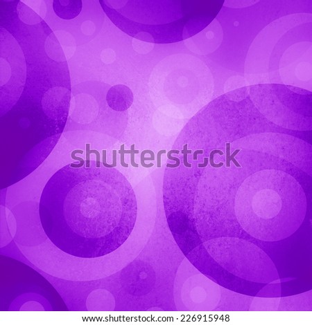 fun purple background with circles and target ring shapes in abstract pattern design