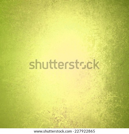 bright yellow green background with light center and dark border and vintage distressed background texture