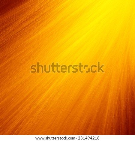 bright yellow orange sun streaks angled from top corner, orange yellow color rays or beams of light from heaven, dramatic vibrant background