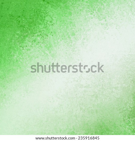 white and green background with bright white center blur in diagonal stripe with dark green corners. grunge distressed texture.