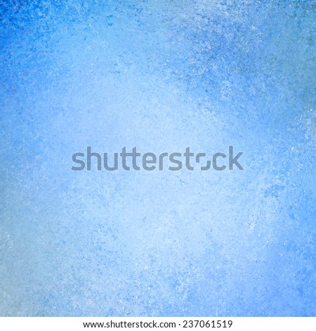 abstract white background blue color splash design with vintage grunge texture border, web template background layout of white cloudy center and bright blue frame