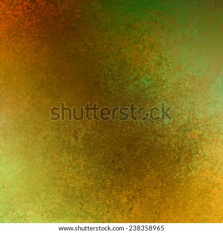green gold and red background. grunge distressed texture.
