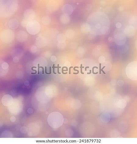purple orange background, white bokeh lights shimmering and floating in sky, spring Easter background color design