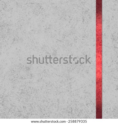 elegant gray background paper with red ribbon accent