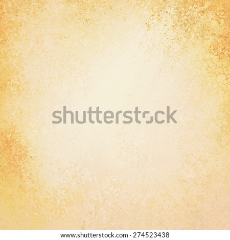 old paper texture, white center with orange and yellow grunge border, elegant Thanksgiving background or autumn background design