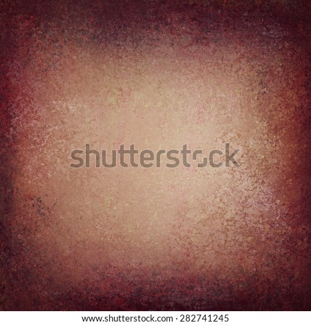 brown textured background with black and red grunge border. Rustic country western background design. old brown paper with damaged edges.