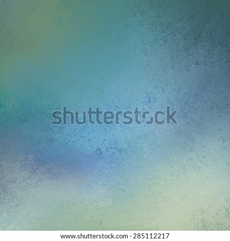 shades of blue and green in soft blurry background, shiny blue color splash on light blue green an purple color, old distressed background texture