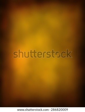 gold metallic background, vintage texture. blurred brown and black border