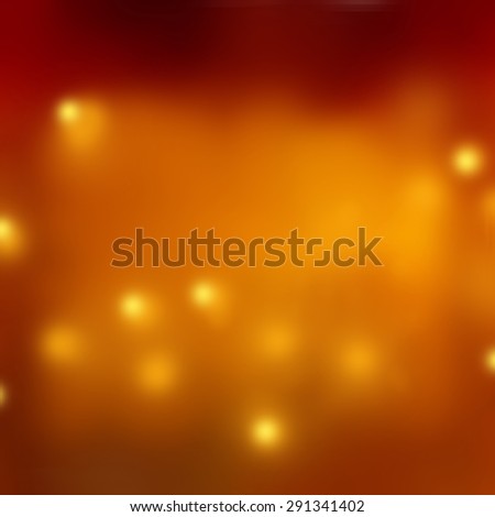 blurred bokeh background lights, rainy day background concept, orange copper background color, blurry smooth texture with gold lights