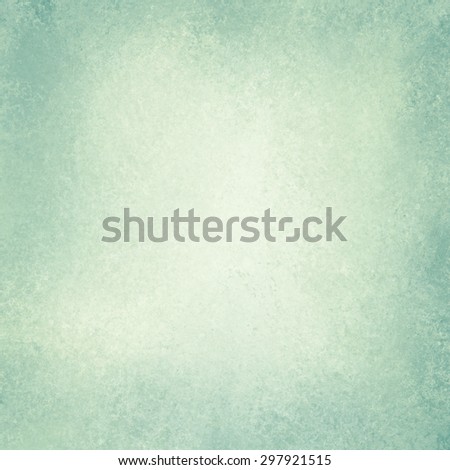 old blue green paper background, off white yellowed center, vintage paper with dark edges or grunge border design, aged distressed texture and stains