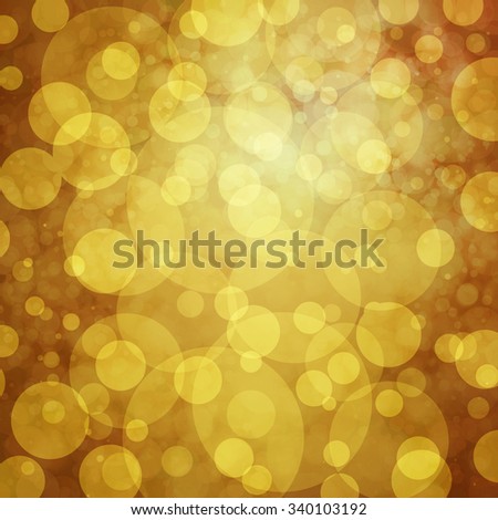 elegant gold background, white bokeh lights. glittering gold balls