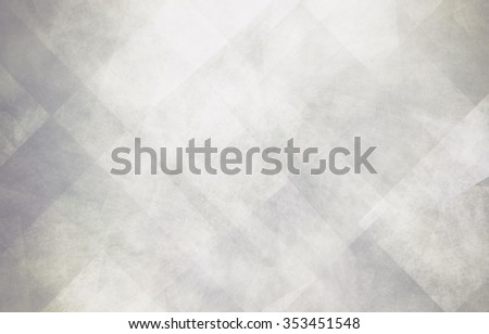 abstract background design, geometric angled lines and diamond and triangle shapes in white layers of transparent material