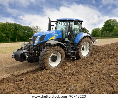 Blue Tractor Images