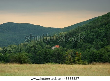 lost house in mountains